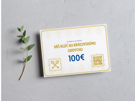 Darčeková poukážka v hodnote 100€ Royal Palace
