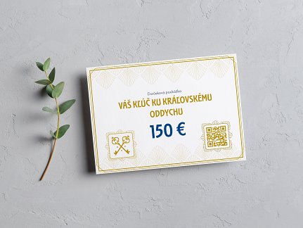 Darčeková poukážka v hodnote 100 €
